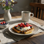 blueberry waffle toppings variety