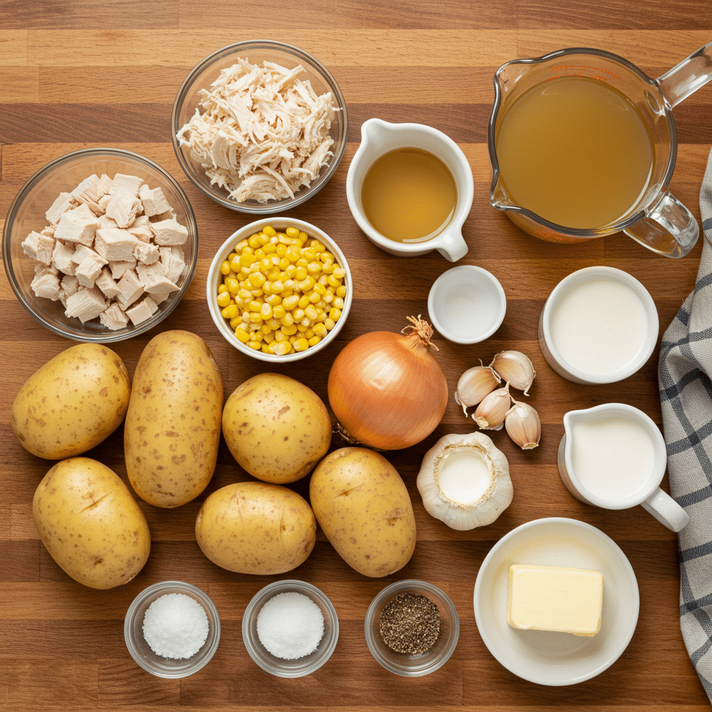 ingredients Chicken Corn Chowder Recipe