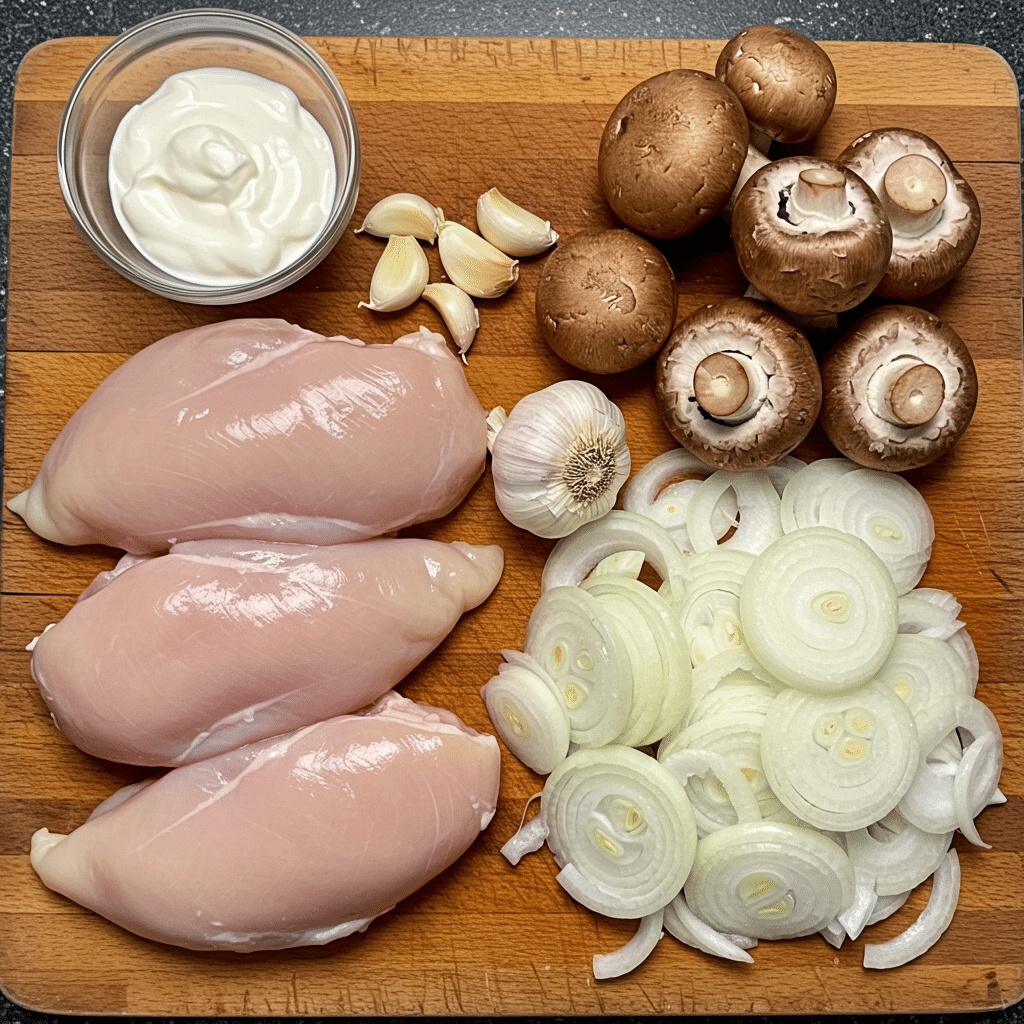 ingredients for chicken king chicken recipe