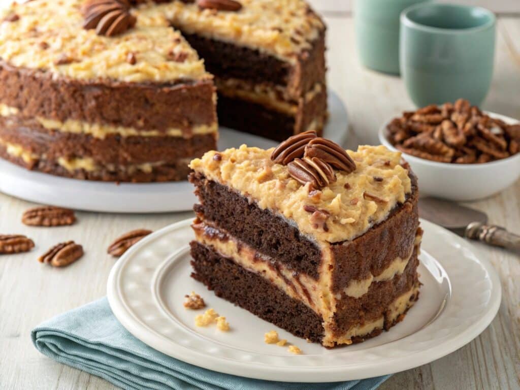 baker's german choc cake recipe with coconut pecan frosting