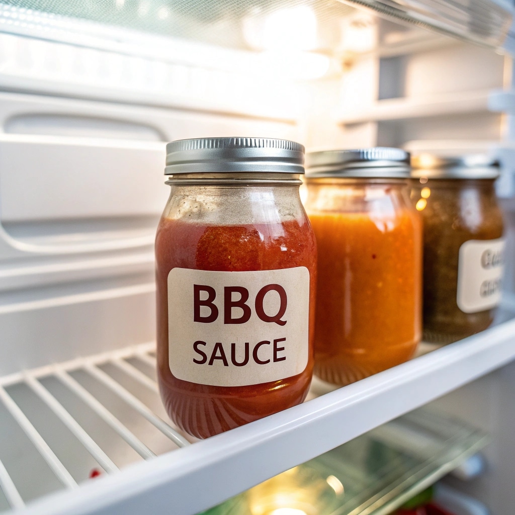 Storing 3 ingredient BBQ sauce in jars