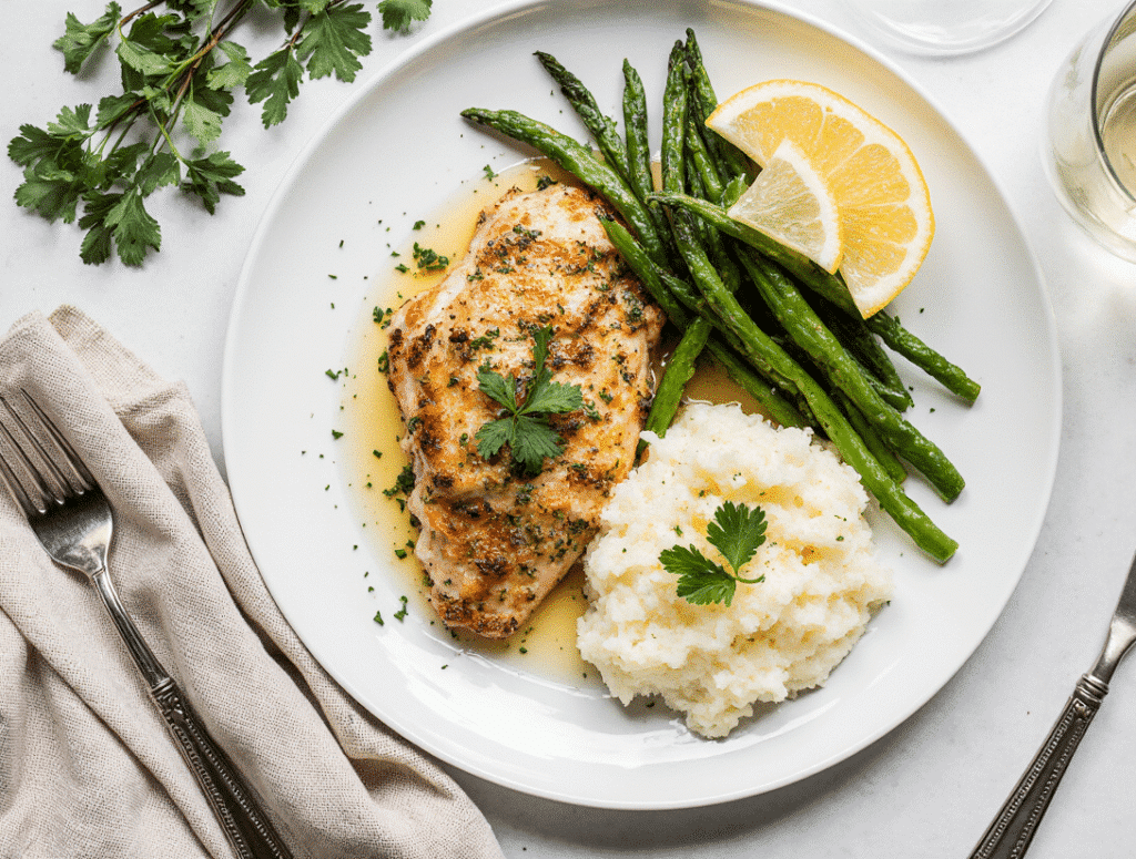 Savory Blackstone Garlic Parmesan Chicken Delight