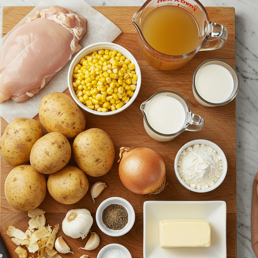 ingredients Chicken Corn Chowder Recipe