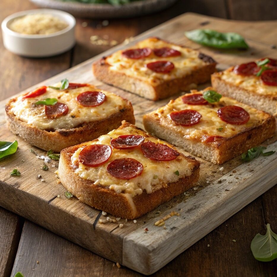 Texas toast pizza recipe variations with different toppings